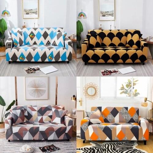 Lovely sofa cover all-inclusive universal four seasons elastic universal chair cover modular sofa dustproof 1/2/3/4-seate