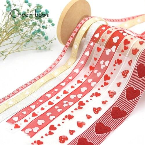 Cheer Bows 10m Christmas Organza Ribbon Velvet Love Craft Tape DIY Party Decor Handmade Crafts Making Gift Wrapping Materials
