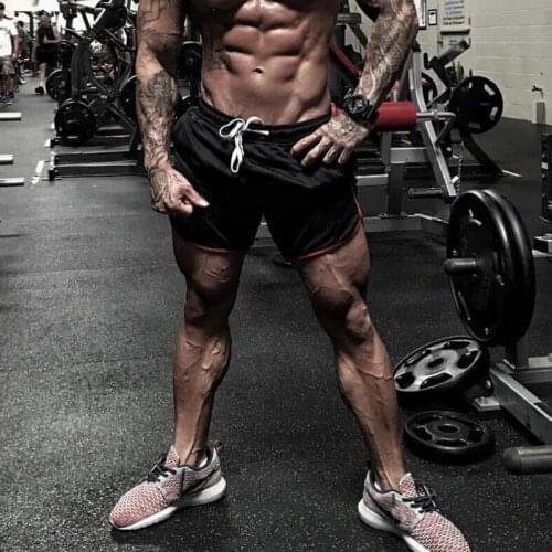 Mens Mesh Cargo Shorts Summer Fashion Military Fitness Beach Men Gym Short Pants Streetwear Loose Quick Dry Bodybuilding Shorts