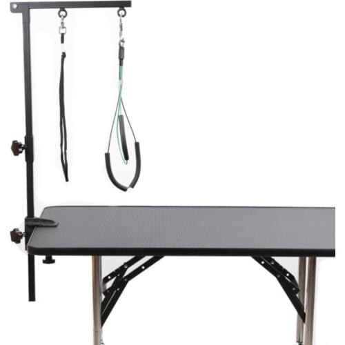 Pet Grooming Arm with Clamp Adjustable Fold for Dog Cat Grooming Table