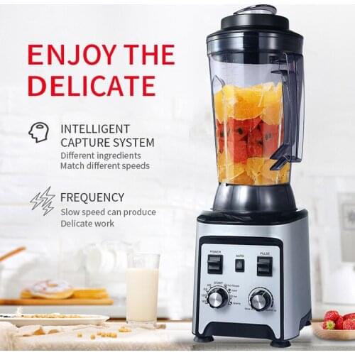 Heavy Duty Commercial Blender Mixer Food Processor Juicer Ice Smoothie Machine