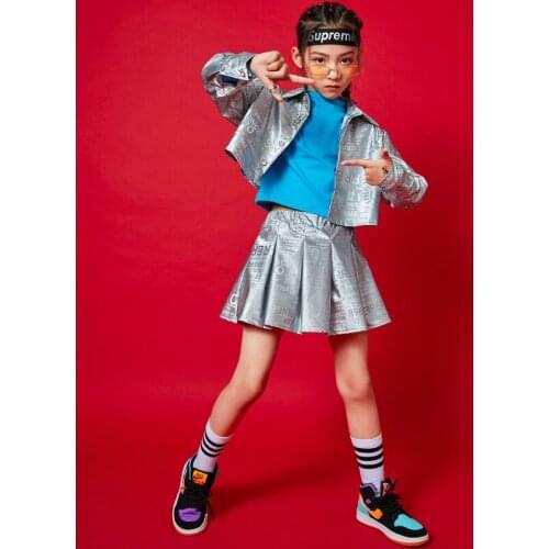 Boys hip hop Sweatshirt planting Top Long Sleeve T-Shirt Sports Top streetwear girls shorts boys Dance Costume