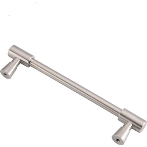 Solid Stainless Steel Cabinet Handle Drawer Pulls Wardrobe Knobs Furniture Door Hardware
