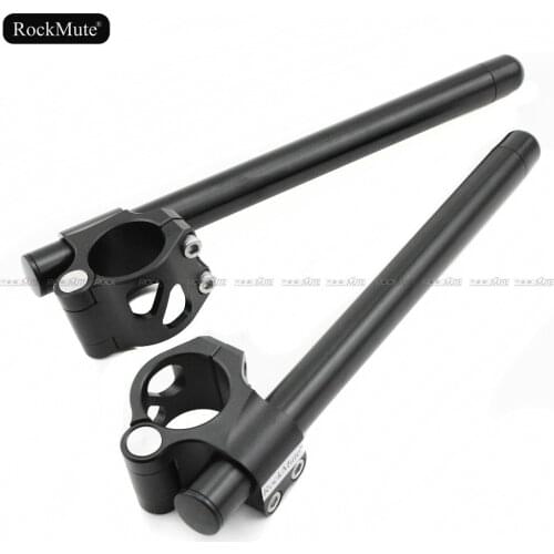 Motorcycle 50mm Universal ork Tube Clip Ons & Handlebars Racing Moto Split Handle Bar 22mm