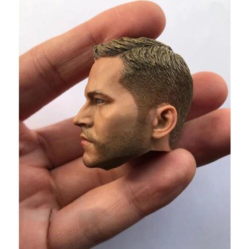 1/6th Soldier European And American Male Head Carving Racing Male Head Sculpture Ph Tbl Toy Collection Figure Doll Accessories