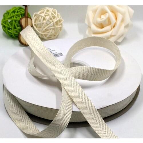 1" inch 25mm Gold Purl Polyester Twill Ribbon For Hair Bows