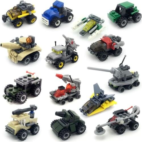 10Set Random No-repeat Building Construction Toys Model Building Kits Car Educational Toys Hobbies for Children Gifts