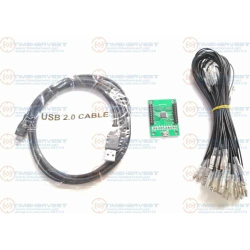 2 player USB to jamma Arcade controller adapter Arcade machine accessories game rocker part for PC & Raspberry Pi 3 game cabinet