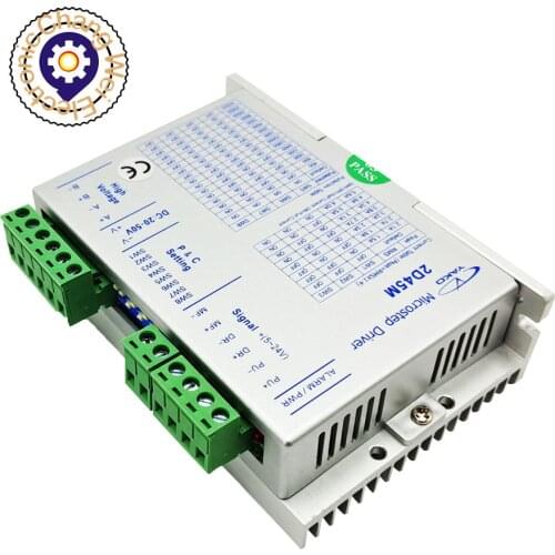 32-bit DSP control technology,2D45M Research and Control 2 Phase Stepper Motor Driver with Circuit Protection DC20V-50V CNIM Hot