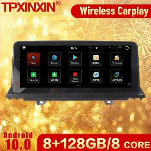 8+128G 2 Din Android Multimedia Receiver For BMW X5 X6 E70 E71 2007 2008 2009 2010 2011 2012 2013 GPS Navi Video Audio Head Unit