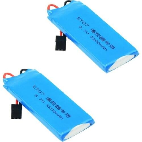 Lipo Battery For Transmitter 1S 3.7V 3200mAh 8C for WFLY ET07 X4 WFLY T7 T6II RC Radio Remote Control Spare Parts
