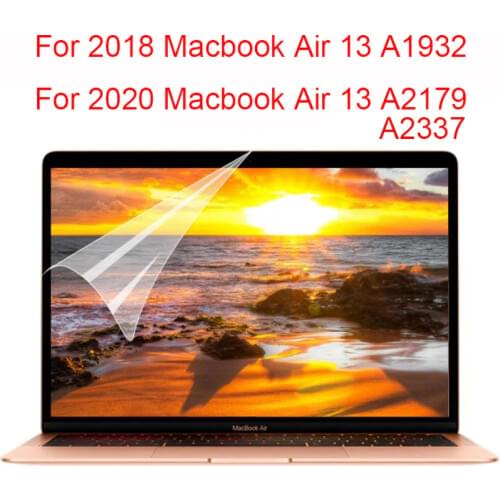 Anti-glare screen protector for 2020 Macbook Air 13 A2179 A1932 A2337 matte soft PET film