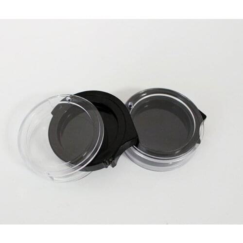 1000 pcs 2g black plastic jar, 2ml mini eye shadow cosmetic jars ,packaging containers to Thailand