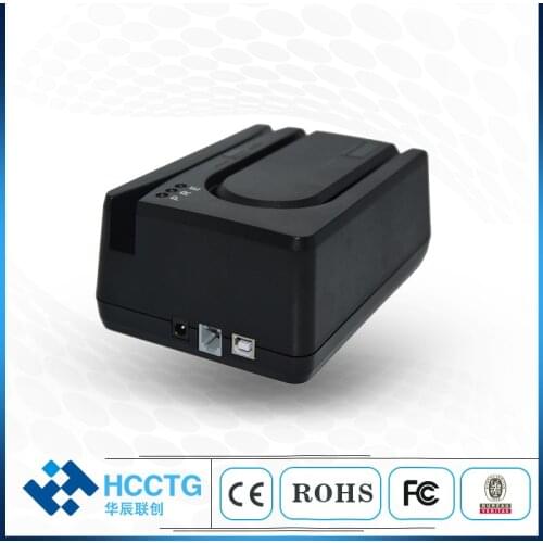 CMC7 USB /RS232 / PS/2 Scanner Check MICR Reader with 1/2/3 Magstrip Card Reader HCC1250X-M