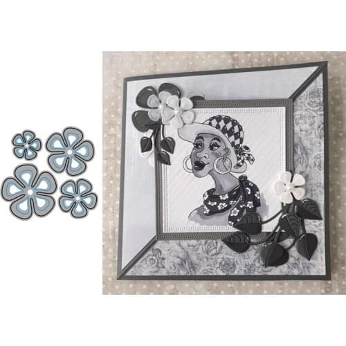 Flower Petals New 2021 Metal Cutting Dies for Scrapbooking Mold Cut Stencil Handmade DIY Card Make Mould Model Craft Decoration