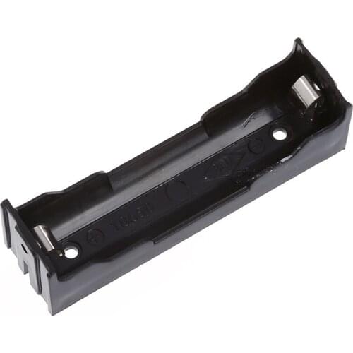 Hot 10x Black Open Battery Holder Case Box for 3.7V 18650 Battery