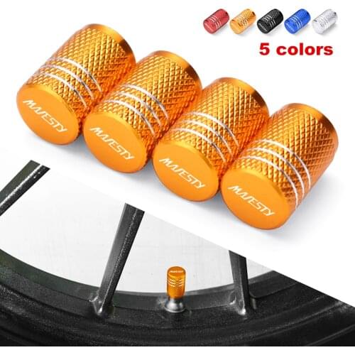 Motorcycle Tire Air Valve Caps Moto Wheel Tyre Dust Stems Cover For Yamaha Majesty 400 Majesty s125 Majesty 250 Accessories