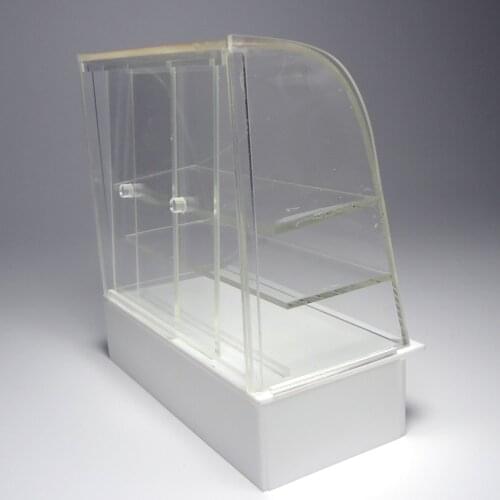 Doll Furniture Plastic Dessert Cabinet Accessories For 1/12 Doll House (13 * 6.5