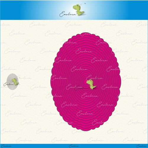 Scallop edge frame 3 metal cutting dies 2021 new diy molds Scrapbooking Paper Making die cuts crafts