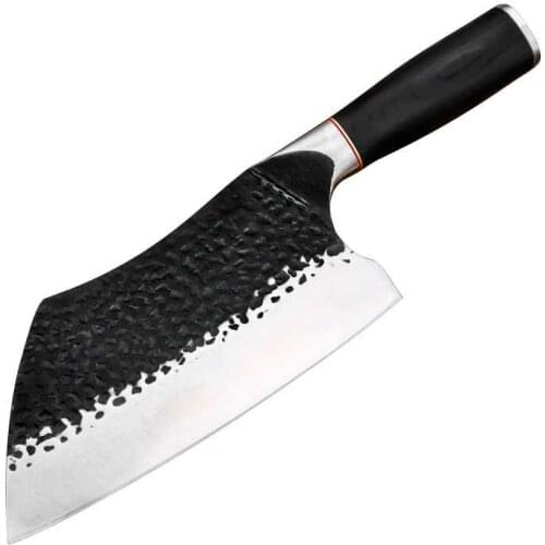 Handmade Forged Professional Chef Kitchen Stainless Steel Meat Cutter Slicing Knife Household Multifunctional Cooking Knives