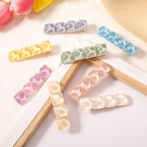 QCOOLJLY 2PCS/Set Women Girls Cute Colorful Flower Barrettes Sweet Hair Ornament Clips Hairpins Headband Hair Accessories
