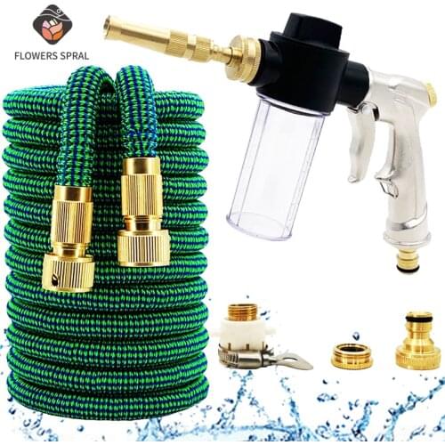 17-150ft Thermal Retractable Magic Magic Garden Hose Plastic Garden Hose For Car Hose For Watering With Spray Gun Big Promotion