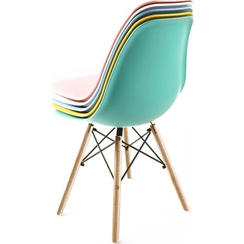 Modern Minimalist Household Backrest Stool Northern European-Style Negotiate Dormitory Desk Chair Simplicity Plastic DiningChair