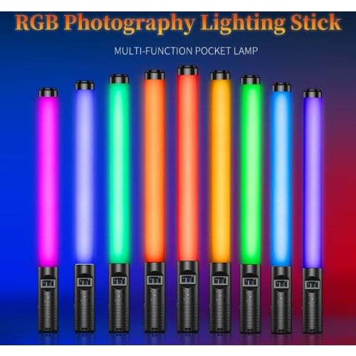 RGB LED Light Stick Wand With Tripod Stand LED Photography Handheld Light Stick 3000K-6500K Flash Speedlight for Live Stream