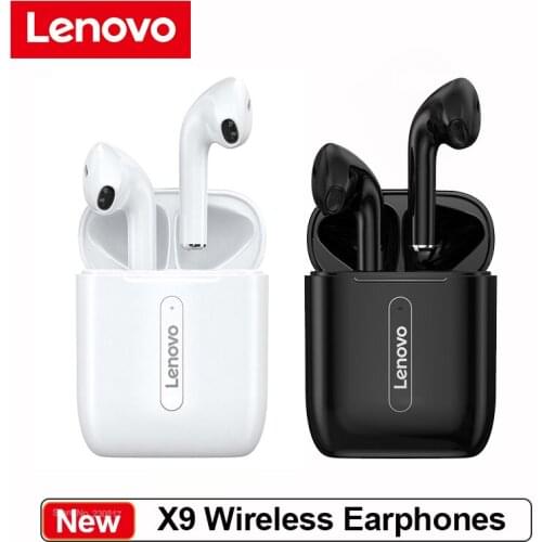 Lenovo X9 Wireless Earphones Bluetooth 5.0 In-ear Touch Control Sport TWS Earbuds Sweatproof In-ear Earphone with Microphone