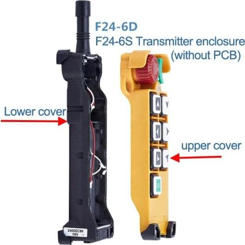 UTING Telecrane TELEcontrol Industrial Remote Control F24-6D Accessories Transmitter Shell Box Repair Replacement Parts