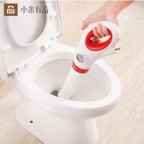 Youpin Sewer Pipe Dredge Household Pipeline Cleaner Sewer Pipe Blockage Turbocharged Sealed Balloon With Barometer Display