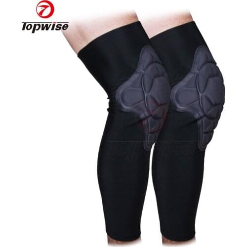 1 piece Pro anti-collision knee brace Professional sports safety knee pads quick-drying wicking fitness anti-collision kneeling