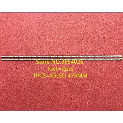 2pcs 42" V-9803-A49-10 015B8000-A49-001-9803 LBM420M0905-AX-1 45LED 475MM For Skyworth Led Backlight Strip
