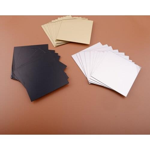 40pcs Acrylic Square Mirror Wall Tiles Mosaic Sticker Self Adhesive Elegant Home TV Background Living Room Decoration 10x10cm