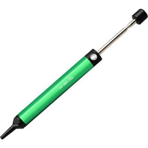 Mini Aluminum Alloy tin sucker Anti-static Desoldering Pump Powerful Suction Pen Type Tin Absorber Single-hand Manual Tin Gun