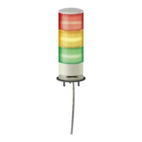 XVGB3SW Tower Light - RAG - 24V - LED - W.Buzzer - Base mounting