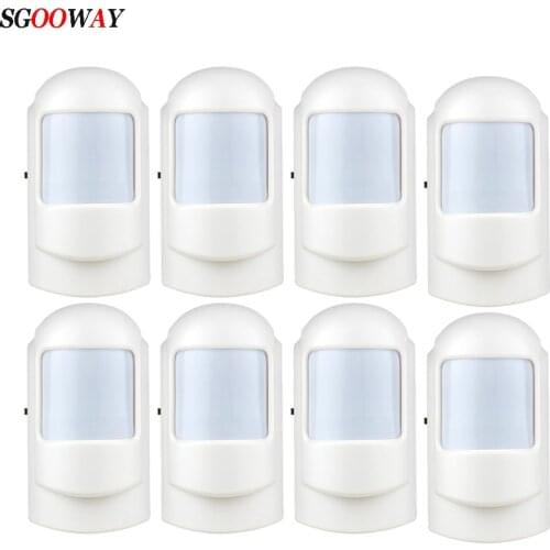 Wireless Intelligent Passive Infrared Detector PIR Motion Sensor GSM Alarm Detector For Home Burglar Alarm System Security