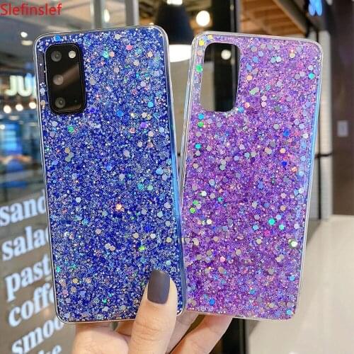 Shinning Glitter Phone Case for Samsung S20 Ultra S10e S9 S8 S7 Edge Note 8 9 Note 10 Pro Cases Bling Soft Silicone Back Cover