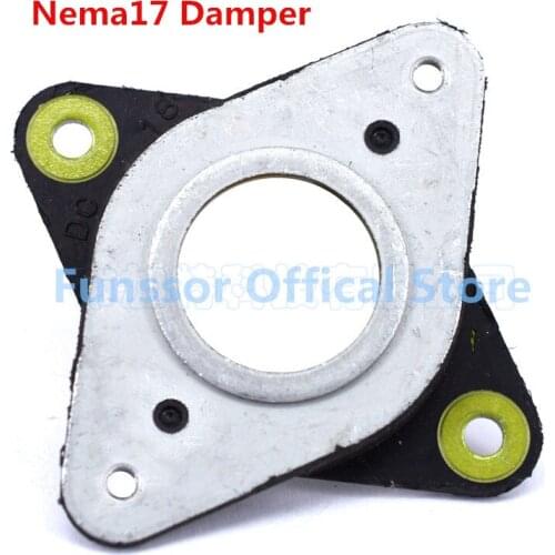 Funssor 5pcs/lot NEMA 17 Metal & Rubber Stepper Motor Vibration Dampers Imported genuine 42 stepper motor shock absorber
