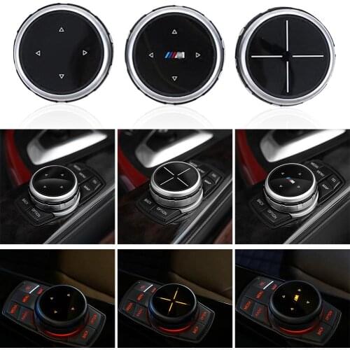 Multimedia Modification Button Cover Knob Cover for BMW X1 / X3 / X5 / X6 / 1 Series 2 Series 7 Series 3 Series 5 Series