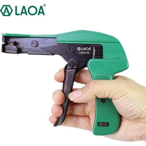 LAOA Cable Ties Gun For Cable Ties Fastening Tool Cutting Tools2.2-4.8MM For Assemble Line