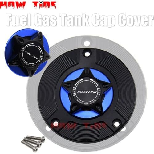 Logo 8 Colors CNC Aluminum Keyless Motorcycle Accessories Fuel Gas Tank Cap Cover for YAMAHA FJR 1300 FJR1300 2001-2015