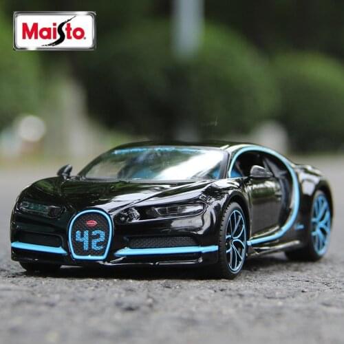 Maisto 1:24 Bugatti 42 seconds memorial Roadster simulation alloy car model simulation car decoration collection gift toy