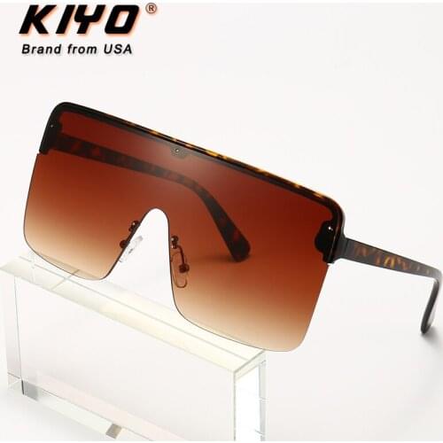 KIYO Brand 2020 New Women Men Square Sunglasses PC Fashion Sun Glasses High Quality UV400 Driving Eyewear DBR06