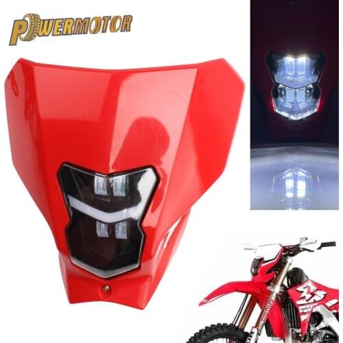 New 2021 Motorcycle LED Headlight Waterproof Plug Head Light For Honda CRF 450L CRF450XR CRF 450 450XR 450 L XR 2019 2020
