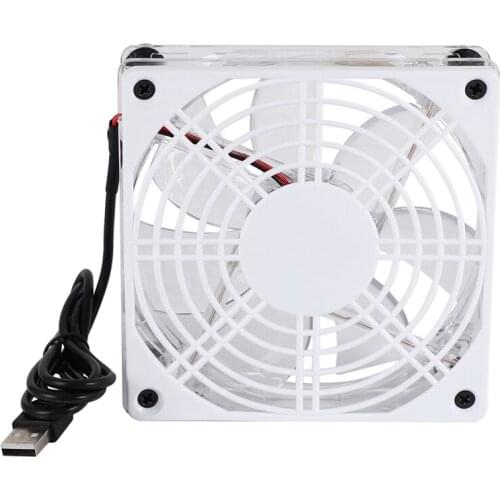 New Usb 5V Led Cooling Fan Wifi Router Holder Cooler Tv Set-Top Box Support Heatsink Fan For Computer/Pc Pet Box Radiator