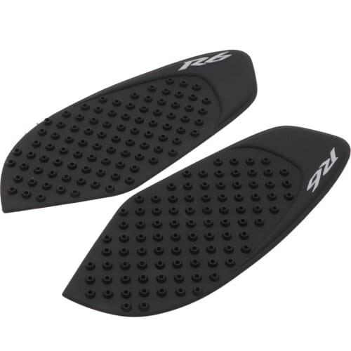 Motorcycle Gas Tank Pad Traction Side Knee Grips Decal Protector for Yamaha YZF R6 2008-2016 2009 2010 2011 2012 13 14 15 Black