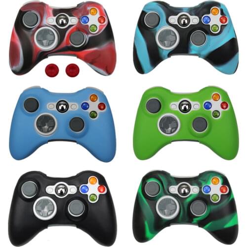 Silicone Case Cover for Xbox 360 Gamepad Soft Rubber Silicone Cover for Xbox360 Controller Accessories Gel Protective Case Skin