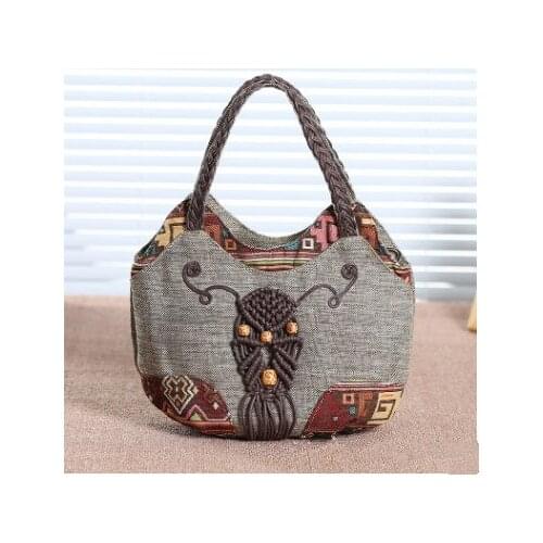 New Fashion National Women Shopping Appliques Handbags!All-match Lady casual Canvas Saddle bag Hot Versatile Shoulder&Handbags