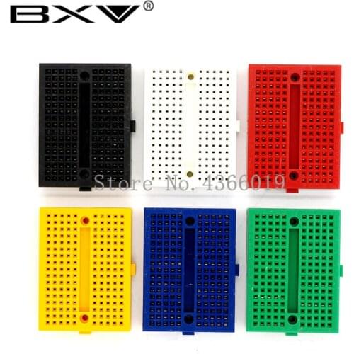 SYB-170 Mini Solderless Prototype Experiment Test Breadboard 170 Tie-points 35*47*8.5mm for arduino diy kit
